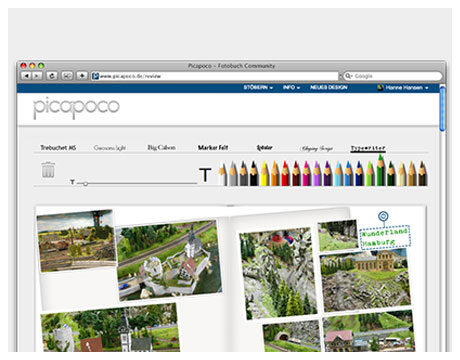 Online-Fotobuch-Editor